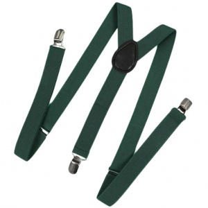Children's Dark Green Y-Back Adjustable Braces